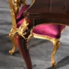 Casa Padrino Luxus Barock Esszimmer Set - 1 Esstisch & 6 Esszimmerstühle - Esszimmermöbel im Barockstil - Luxus Qualität - Made in Italy