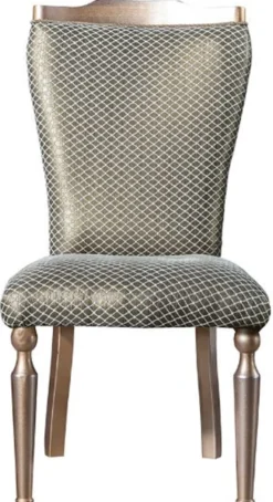 Casa Padrino Luxus Barock Esszimmer Stuhl Set Grün / Silber / Kupfer / Gold 55 x 55 x H. 102 cm - Küchen Stühle 6er Set - Esszimmer Möbel im Barockstil