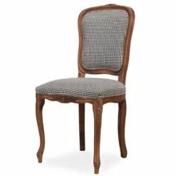 Casa Padrino Luxus Barock Esszimmer Stuhl Schwarz / Weiß / Braun H. 100 cm