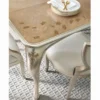 Casa Padrino Luxus Barock Esstisch Braun / Champagner-Gold 213-300 cm - Barock Möbel