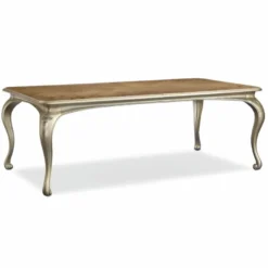 Casa Padrino Luxus Barock Esstisch Braun / Champagner-Gold 213-300 cm - Barock Möbel