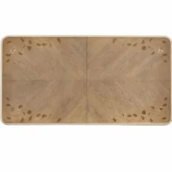 Casa Padrino Luxus Barock Esstisch Braun / Champagner-Gold 213-300 cm - Barock Möbel