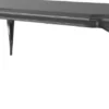 Casa Padrino Luxus Barock Esstisch Schwarz / Silber 220 x 115 x H. 78 cm - Edler Esszimmertisch im Barockstil - Barock Esszimmer Möbel