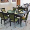 Casa Padrino Luxus Barock Esszimmer Set Schwarz / Gold - Barock Esszimmer Möbel