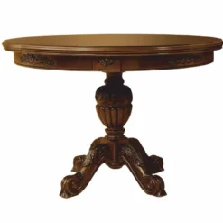 Casa Padrino Luxus Barock Esstisch Dunkelbraun 120-160 cm - Barock Esszimmer Möbel