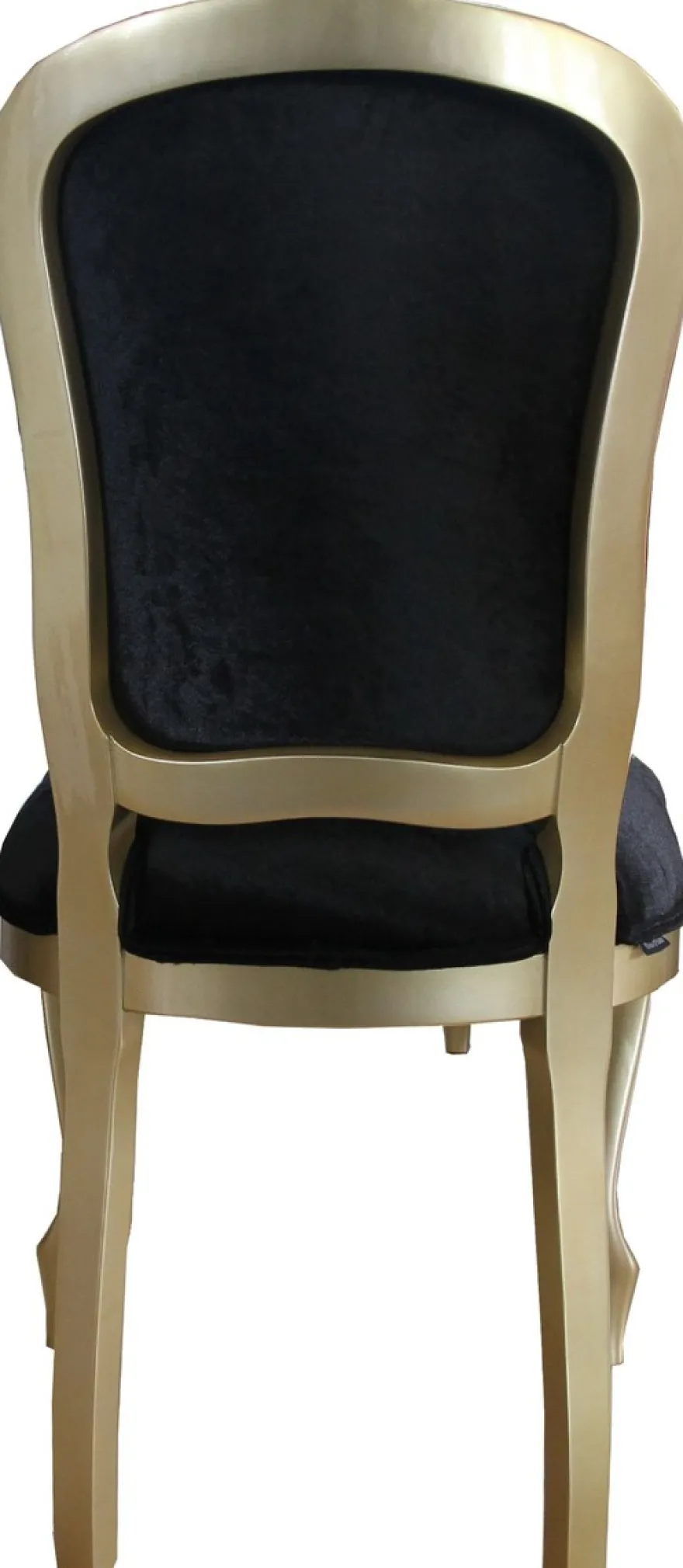 Casa Padrino Luxus Barock Esszimmer Stuhl Gold / Schwarz Mod2 - Luxus Qualität - Hotel Möbel