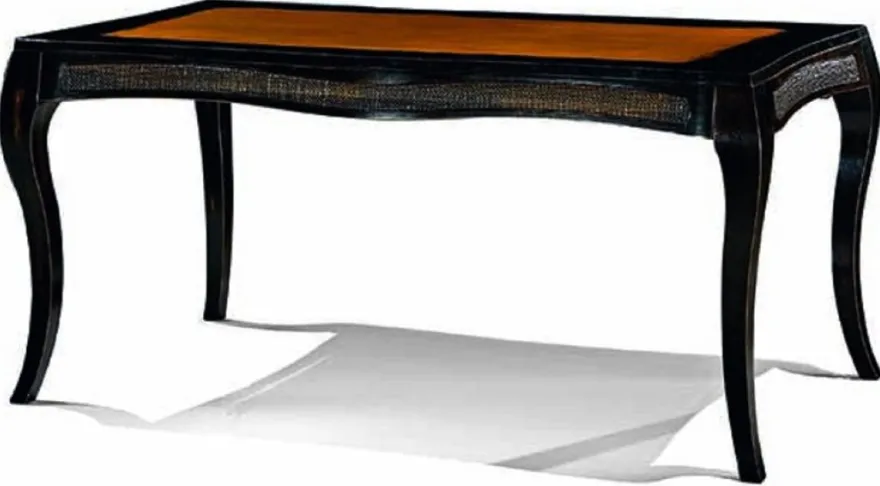 Casa Padrino Luxus Barock Esstisch Schwarz / Braun 164-264 cm - Barock Möbel - Made in Italy