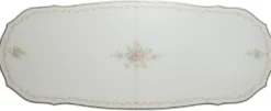 Casa Padrino Luxus Barock Esstisch Elfenbein / Mehrfarbig / Gold 700 cm - Riesiger Massivholz Esszimmertisch im Barockstil - Barock Esszimmer & Hotel Möbel - Luxus Qualität - Made in Italy