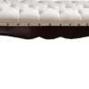Casa Padrino Luxus Barock Esszimmer Bank in leicht Creme/Braun 140 cm - Hotel Barock Sitzbank - Luxus Qualität