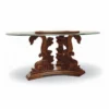 Casa Padrino Luxus Barock Esstisch Braun Ø 170 cm - Barock Möbel - Made in Italy