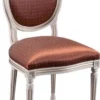 Casa Padrino Luxus Barock Esszimmer Stuhl 4er Set Bordeaurot / Weiß