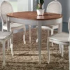 Casa Padrino Luxus Barock Esstisch Braun Intarsien / Antik Weiß - Ovaler ausziehbarer Massivholz Esszimmertisch im Barockstil - Barock Esszimmer Möbel - Luxus Qualität - Made in Italy