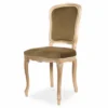 Casa Padrino Luxus Barock Esszimmer Stuhl Olivgrün / Beige H. 100 cm