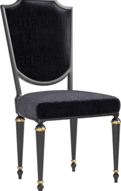 Casa Padrino Luxus Barock Esszimmer Stuhl Set Schwarz / Antik Gold 50 x 50 x H. 105 cm - Edle Küchen Stühle - Barock Stühle 6er Set - Esszimmer Möbel