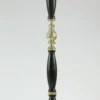 Casa Padrino Luxus Barock Garderobenständer Gold / Schwarz 45 x 45 x H. 170 cm - Edler Messing Kleiderständer - Barock Hotel Garderoben Möbel