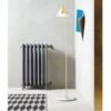 Casa Padrino Luxus Barock Heizkörper Dunkelgrau / Antik Messing 60,5 x H. 76 cm - Made in Italy