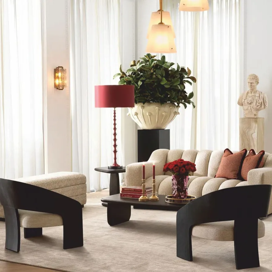 Casa Padrino Luxus Barock Keramik Blumentopf Antik Sandfarben Ø 89 x H. 45 cm