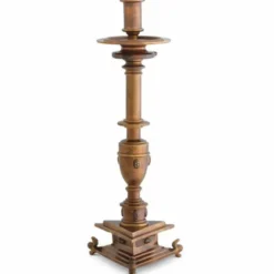 Casa Padrino Luxus Barock Kerzenständer Antik Gold H. 39,5 cm - Barock Deko