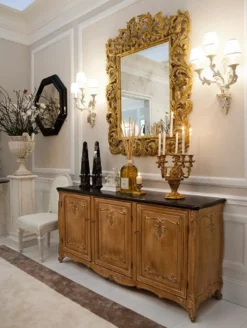 Casa Padrino Luxus Barock Kerzenhalter Antik Gold Ø 35 x H. 51 cm - Prunkvoller Barockstil Kerzenständer - Luxus Deko Accessoires im Barockstil - Luxus Qualität - Made in Italy