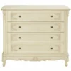 Casa Padrino Luxus Barock Kommode Creme 120 cm - Barock Schlafzimmer Möbel