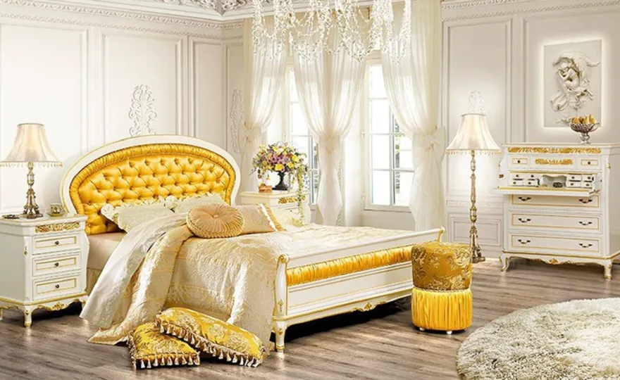 Casa Padrino Luxus Barock Kommode Weiß / Gold - Prunkvolle Barockstil Schlafzimmer Kommode - Luxus Schlafzimmer Möbel im Barockstil - Barock Schlafzimmer Möbel