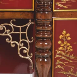 Casa Padrino Luxus Barock Konsole im asiatischen Stil 145 cm - Barock Möbel