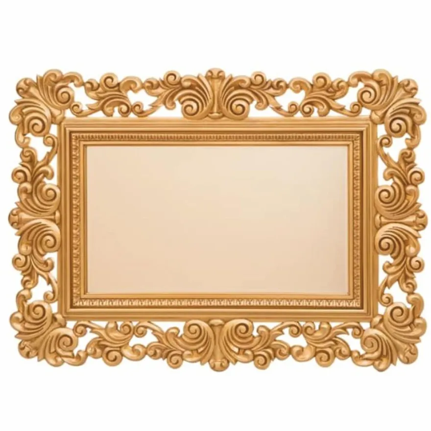 Casa Padrino Luxus Barock Konsole mit Wandspiegel Gold - Prunkvolle Barock Möbel