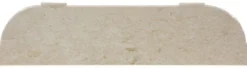Casa Padrino Luxus Barock Konsole Braun / Gold / Cremefarben - Handgefertigter Massivholz Konsolentisch mit edlen Verzierungen und Marmorplatte - Barock Möbel