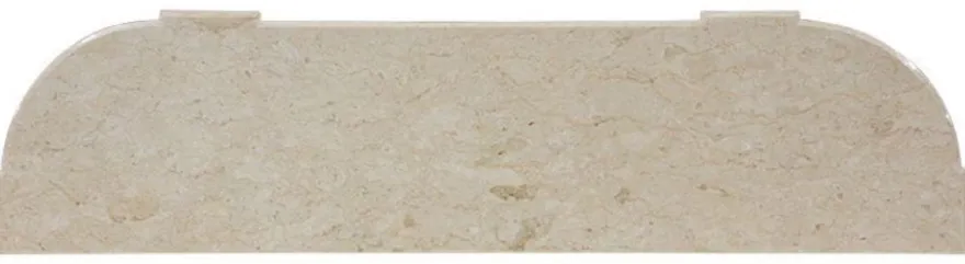 Casa Padrino Luxus Barock Konsole Braun / Gold / Cremefarben - Handgefertigter Massivholz Konsolentisch mit edlen Verzierungen und Marmorplatte - Barock Möbel