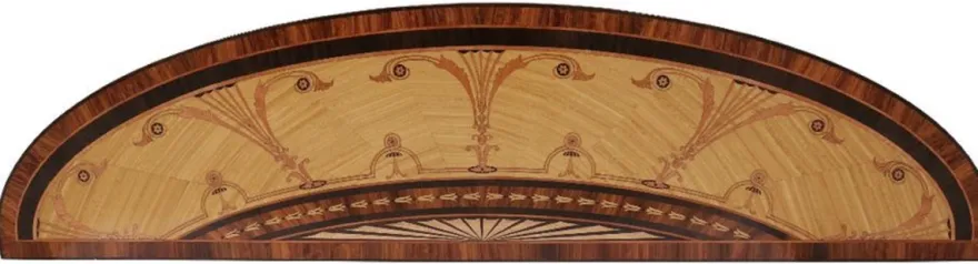 Casa Padrino Luxus Barock Konsole Naturfarben / Braun 120 cm - Handgefertigter Massivholz Konsolentisch mit Schublade - Luxus Wohnzimmer Möbel im Barockstil - Barock Möbel - Barock Einrichtung