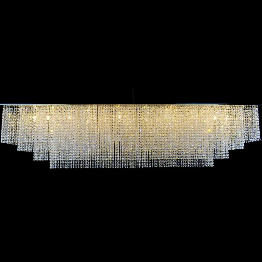 Casa Padrino Luxus Barock Kristall Wandleuchte Silber 180 x 40 x H. 40 cm - Prunkvolle Messing Wandleuchte mit böhmischem Kristallglas - Barock Möbel - Edel & Prunkvoll