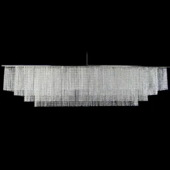 Casa Padrino Luxus Barock Kristall Wandleuchte Silber 180 x 40 x H. 40 cm - Prunkvolle Messing Wandleuchte mit böhmischem Kristallglas - Barock Möbel - Edel & Prunkvoll