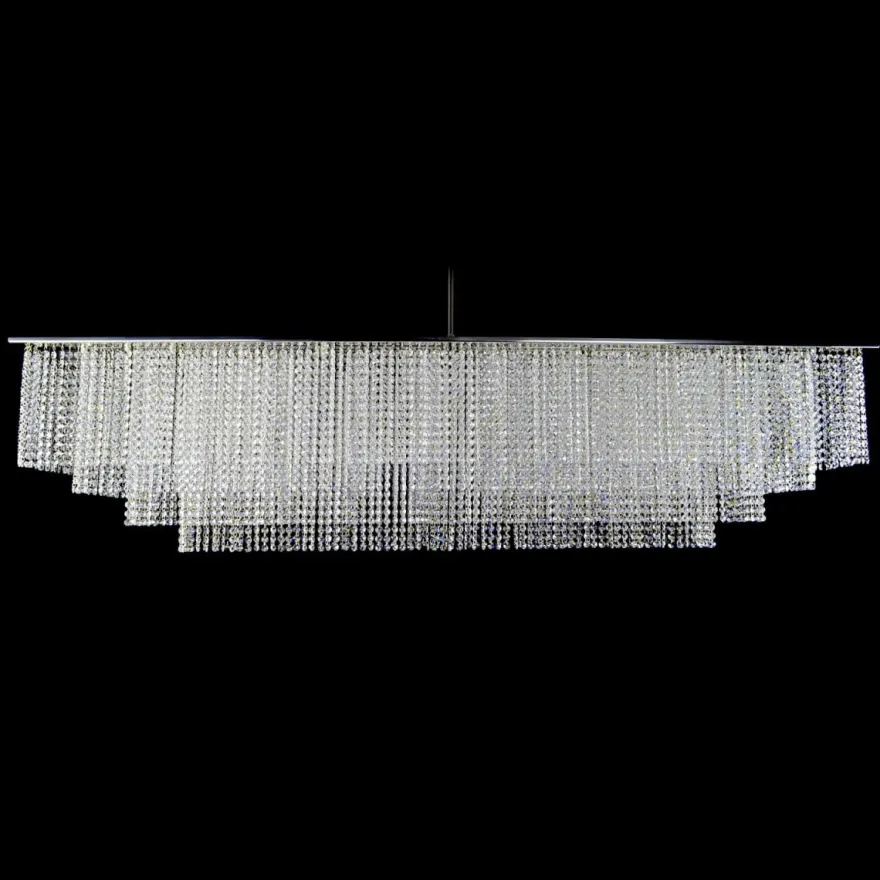 Casa Padrino Luxus Barock Kristall Wandleuchte Silber 180 x 40 x H. 40 cm - Prunkvolle Messing Wandleuchte mit böhmischem Kristallglas - Barock Möbel - Edel & Prunkvoll