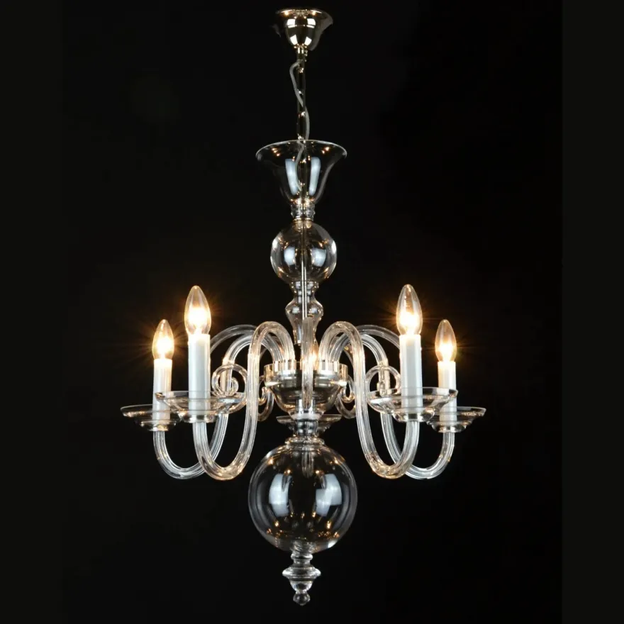 Casa Padrino Luxus Barock Kristall Kronleuchter Gold Ø 63 x H. 74 cm - Prunkvolle Messing Kronleuchter mit böhmischem Kristallglas - Barock Möbel - Edel & Prunkvoll