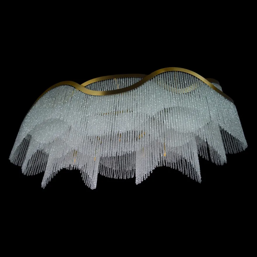 Casa Padrino Luxus Barock Kristall Wandleuchte Gold 180 x 60 x H. 70 cm - Prunkvolle Messing Wandleuchte mit böhmischem Kristallglas - Barock Möbel - Edel & Prunkvoll