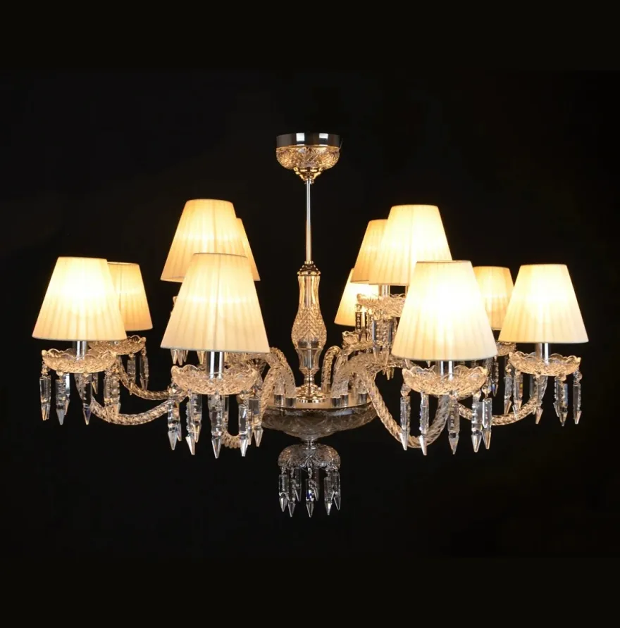 Casa Padrino Luxus Barock Kristall Kronleuchter Gold Ø 80 x H. 74 cm - Prunkvolle Messing Kronleuchter mit böhmischem Kristallglas - Barock Möbel - Edel & Prunkvoll