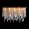 Casa Padrino Luxus Barock Kristall Wandleuchte Silber 100 x 20 x H. 70 cm - Prunkvolle Messing Wandleuchte mit böhmischem Kristallglas - Barock Möbel - Edel & Prunkvoll