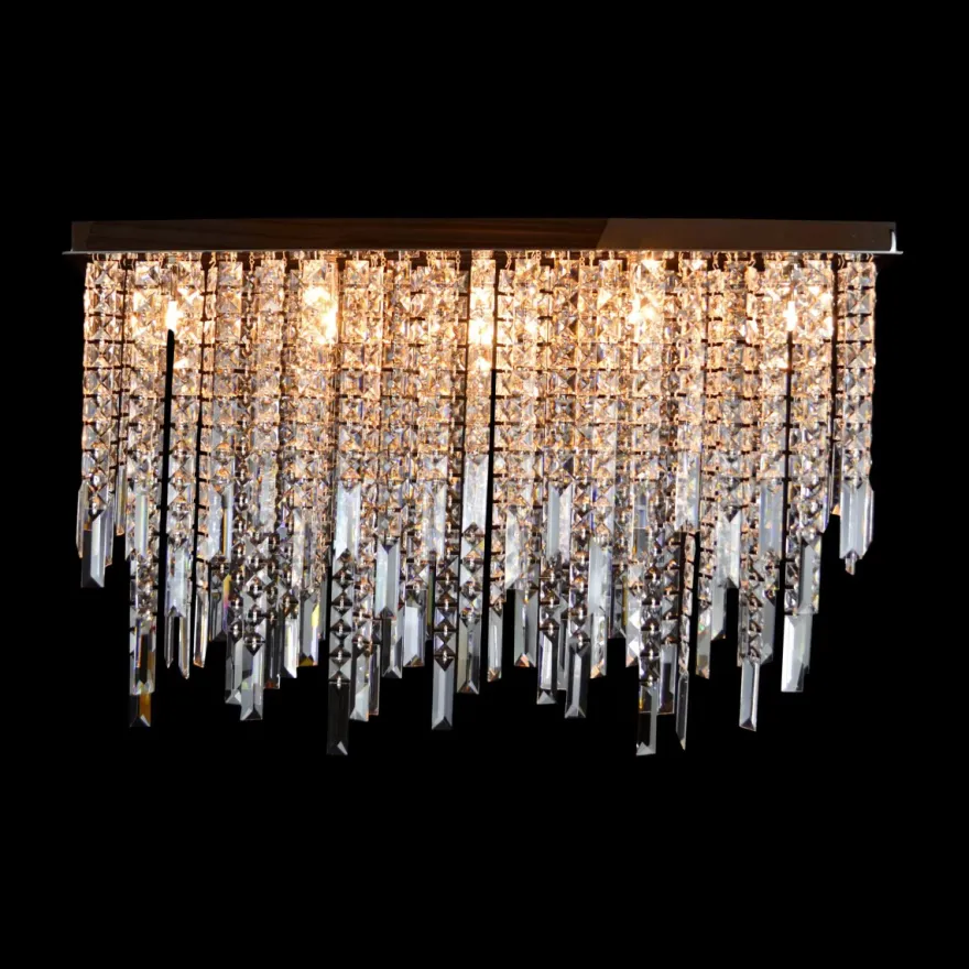 Casa Padrino Luxus Barock Kristall Wandleuchte Silber 100 x 20 x H. 70 cm - Prunkvolle Messing Wandleuchte mit böhmischem Kristallglas - Barock Möbel - Edel & Prunkvoll