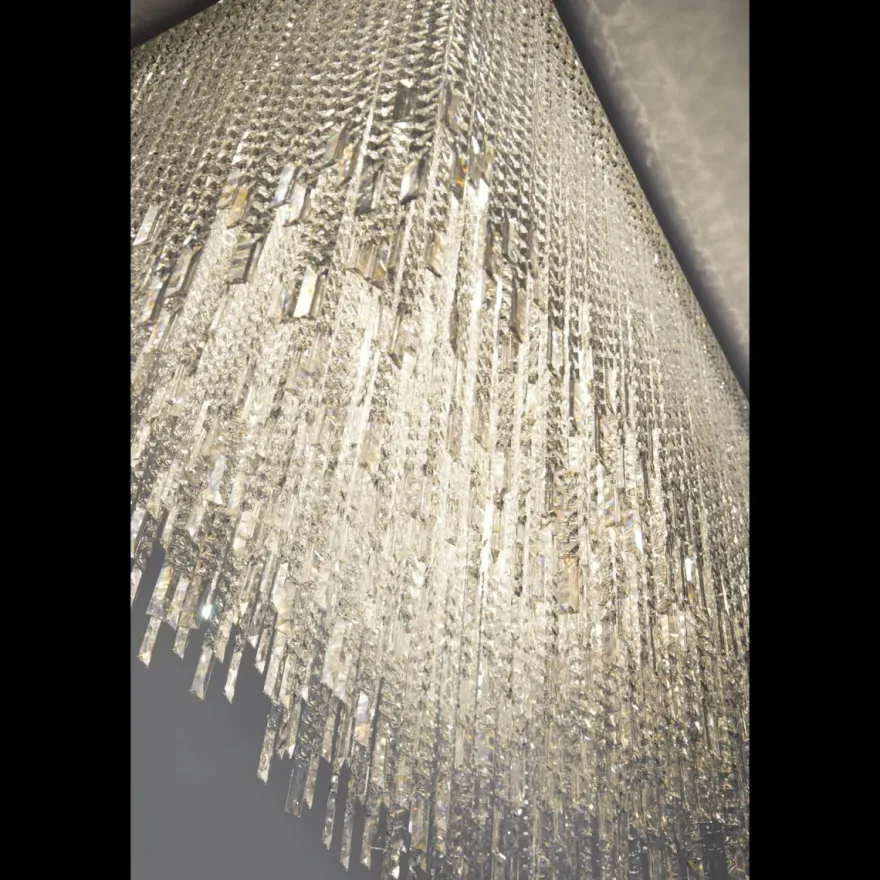 Casa Padrino Luxus Barock Kristall Wandleuchte Silber 120 x 60 x H. 50 cm - Prunkvolle Messing Wandleuchte mit böhmischem Kristallglas - Barock Möbel - Edel & Prunkvoll