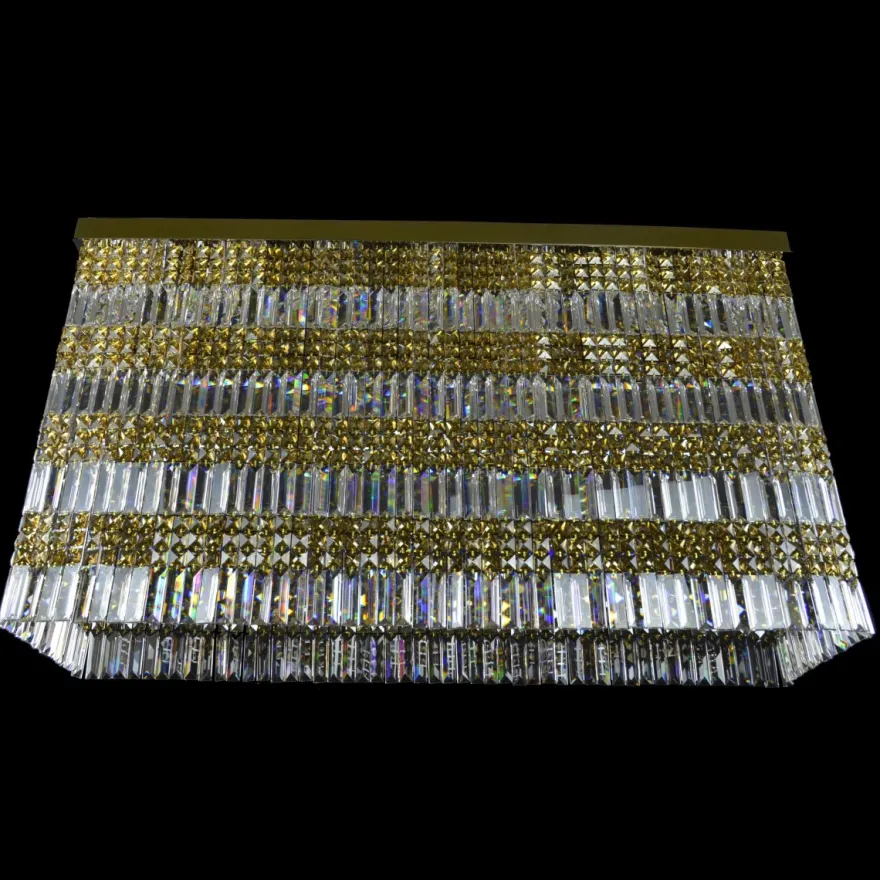 Casa Padrino Luxus Barock Kristall Wandleuchte Gold 150 x 45 x H. 80 cm - Prunkvolle Messing Wandleuchte mit böhmischem Kristallglas - Barock Möbel - Edel & Prunkvoll