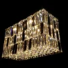 Casa Padrino Luxus Barock Kristall Wandleuchte Silber 60 x 30 x H. 35 cm - Prunkvolle Messing Wandleuchte mit böhmischem Kristallglas - Barock Möbel - Edel & Prunkvoll