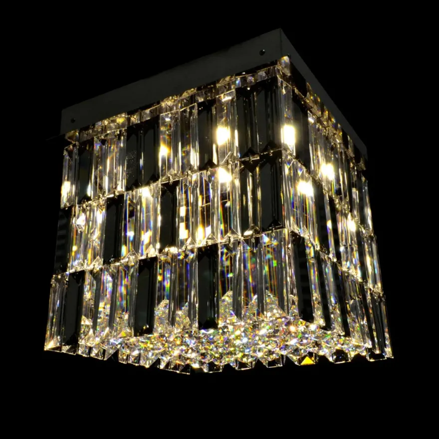Casa Padrino Luxus Barock Kristall Wandleuchte Silber 40 x 40 x H. 35 cm - Prunkvolle Messing Wandleuchte mit böhmischem Kristallglas - Barock Möbel - Edel & Prunkvoll