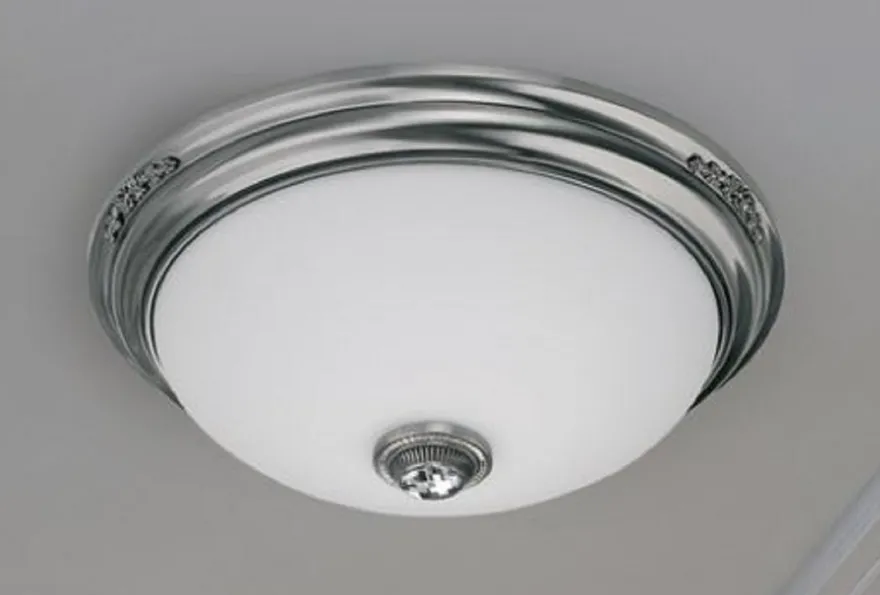 Casa Padrino Luxus Barock Kristall Deckenleuchte Silber / Weiß Ø 60 x H. 20 cm - Runde Barockstil Wohnzimmer Deckenlampe - Barock Leuchten - Barock Möbel - Edel & Prunkvoll