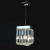 Casa Padrino Luxus Barock Kristall Wandleuchte Silber 13 x 13 x H. 17 cm - Prunkvolle Messing Wandleuchte mit böhmischem Kristallglas - Barock Möbel - Edel & Prunkvoll