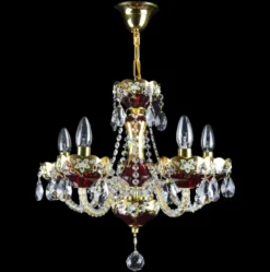 Casa Padrino Luxus Barock Kristall Wandleuchte Gold 50 x 26 x H. 65 cm - Prunkvolle Messing Wandleuchte mit böhmischem Kristallglas - Barock Möbel - Edel & Prunkvoll