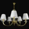 Casa Padrino Luxus Barock Kristall Kronleuchter Gold Ø 84 x H. 60 cm - Prunkvolle Messing Kronleuchter mit böhmischem Kristallglas - Barock Möbel - Edel & Prunkvoll