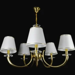 Casa Padrino Luxus Barock Kristall Kronleuchter Gold Ø 84 x H. 60 cm - Prunkvolle Messing Kronleuchter mit böhmischem Kristallglas - Barock Möbel - Edel & Prunkvoll