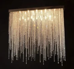 Casa Padrino Luxus Barock Kristall Wandleuchte Silber 110 x 50 x H. 100 cm - Prunkvolle Messing Wandleuchte mit böhmischem Kristallglas - Barock Möbel - Edel & Prunkvoll