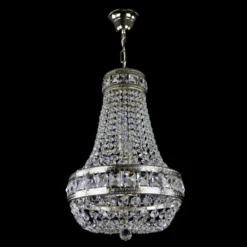 Casa Padrino Luxus Barock Kristall Deckenleuchte Gold Ø 30 x H. 12 cm - Prunkvolle Messing Deckenleuchte mit böhmischem Kristallglas - Barock Möbel - Edel & Prunkvoll