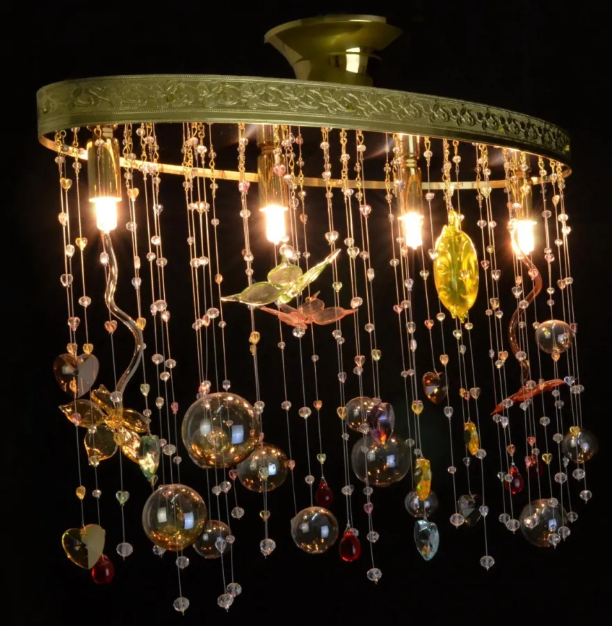 Casa Padrino Luxus Barock Kristall Wandleuchte Gold 50 x 34 x H. 20 cm - Prunkvolle Messing Wandleuchte mit böhmischem Kristallglas - Barock Möbel - Edel & Prunkvoll